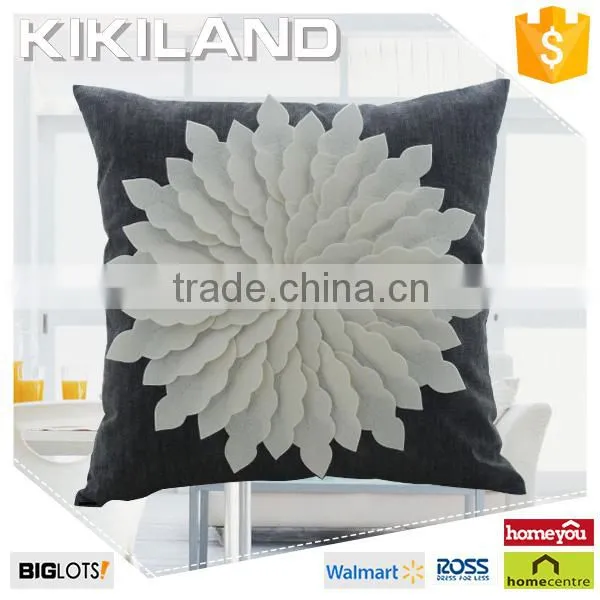Plush Linen Fabric Painting Designs Cushion Cover photo-4