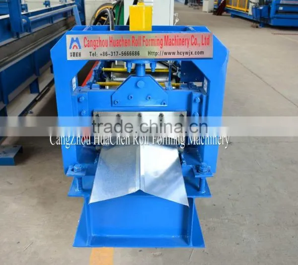 Galvanized Aluminum Roofing Ridge Cap Making Machine photo-2