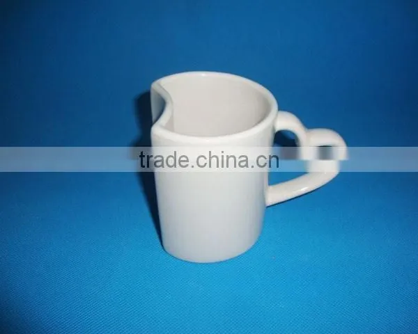 2015 New Special Shaped White Ceramic Mug photo-6