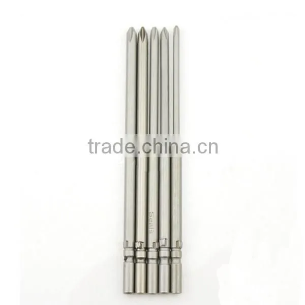 5PCS 802 Round Shank Magnetic Phillips Cross Screwdriver Bits Electric Screwdriver Bits120mm Length AR-75 photo-2