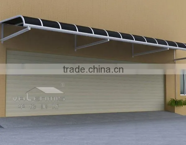 Latest Designs Waterproof Large Shade Polycarbonate Aluminum Window Awning photo-4