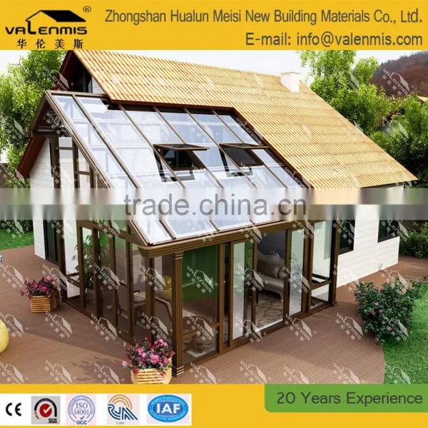 Beautiful Aluminum Double Glass Sunshine Rooms/sun Room/glass House for Sale photo-4