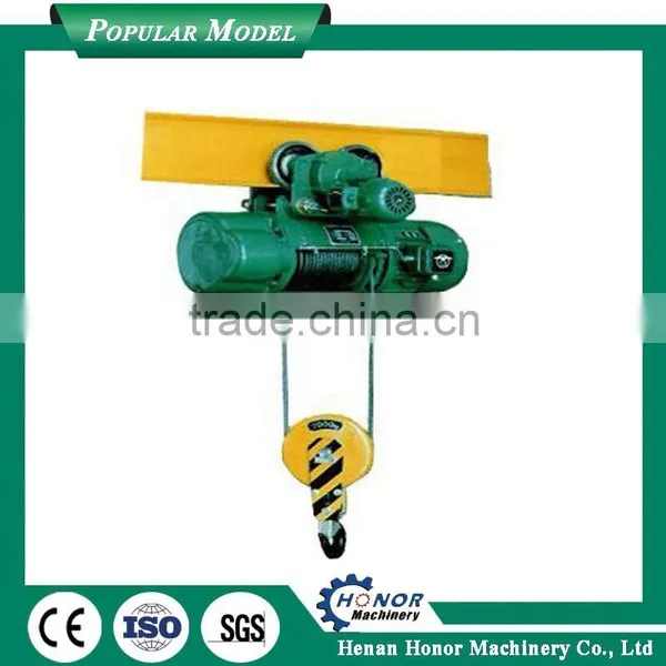 Top Quality Electric Wire Rope Hoist With Trolley Wire Rope Hoist Wire Rope Winch photo-2