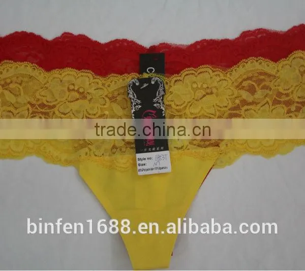 2014 Laser Cut Seamless Sexy Underwear Lace photo-5