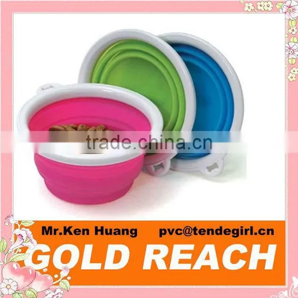 Foldable Silicone Pet Travel Bowl & Pet Feeding Tools