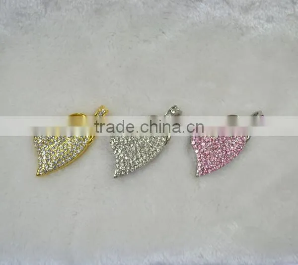 Wholesale Better Design Heart Shape Jewelry Swivel USB Flash Drive 8GB/16GB USB2.0 photo-2