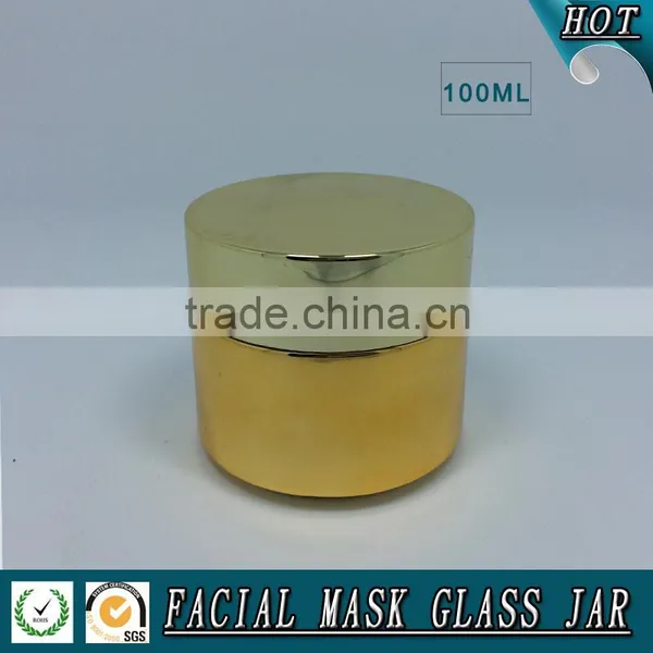100ml Gold Plating Glass Cosmetics Jar photo-3