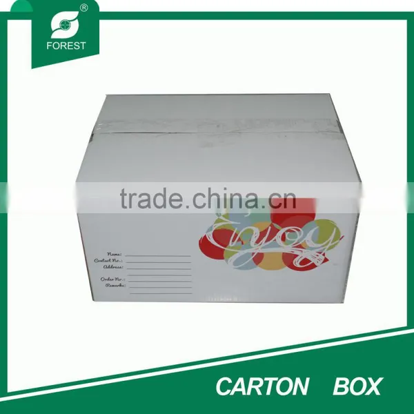 2015 WHITE CARDBOARD CORRUGATED CARTON BOX EP365665265 photo-4