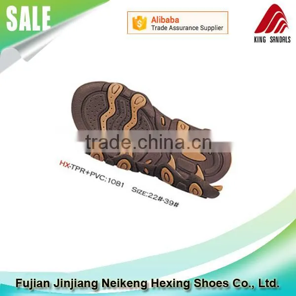Manufacturer Wholesale Pu and TPR Shoe/Sandals Sole