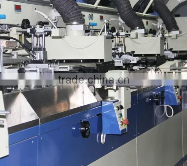 8-color Automatic UV Ink Screen Printing Machine With UV Dryer System LC-120AL-4 photo-6