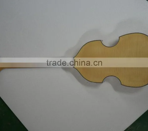 Flamed Maple Top and Back Hofner Bass Guitar BB2 uk Flag Design Top Custom photo-4