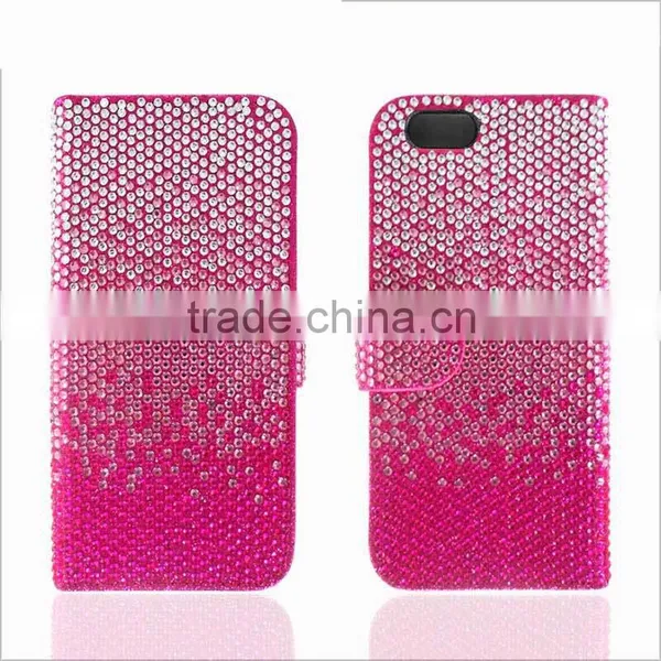 For Huawei G730 Cover Case, Blingbling Diamond Wallet Leather Case for Huawei G730 photo-2