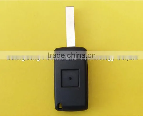 2 Button Flip Remote Key Fob Case Shell for Peugeot 407 CE0536 photo-3