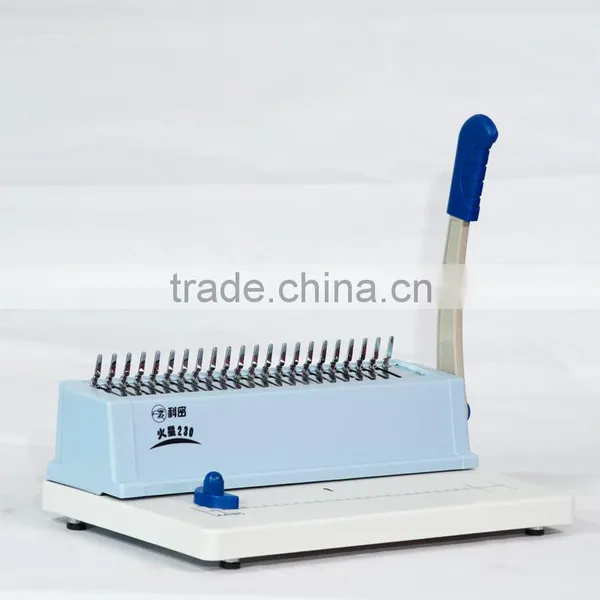 Manual Plastic Comb Binding Machine