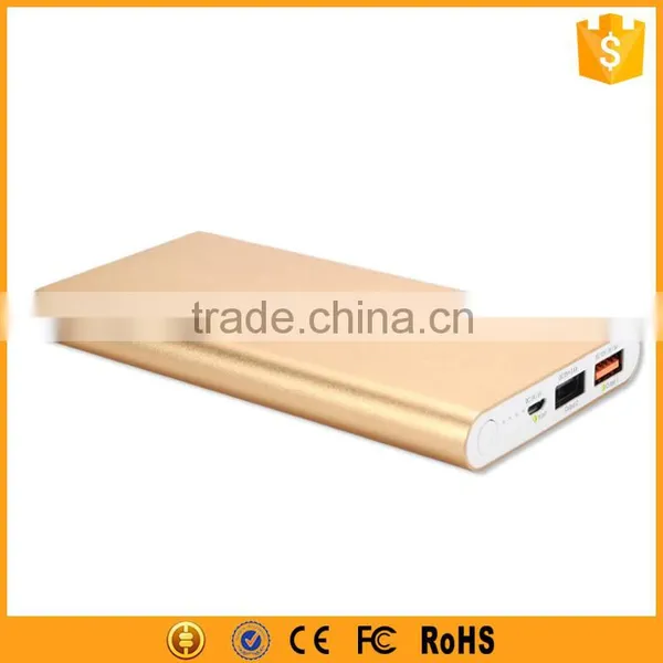 CE FCC ROHS Metal Materail Thin10000mah Qc3.0 Power Bank With Custom Logo photo-6