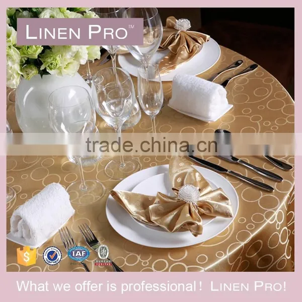 LinenPro Polyester Napkin Embroidered Restaurant Dinner Napkin photo-3