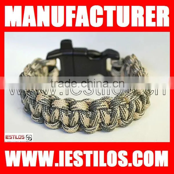 Wholesale 550 Paracord Bracelet With Paracord Whistle Buckle