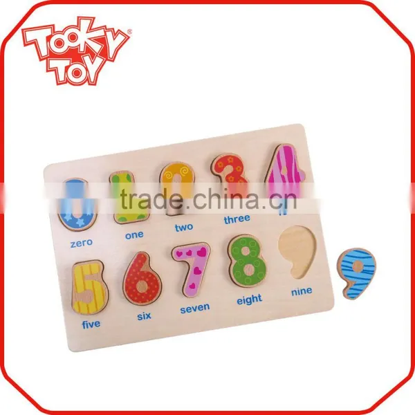 Professional Block Cardboard Wooden Children Puzzle