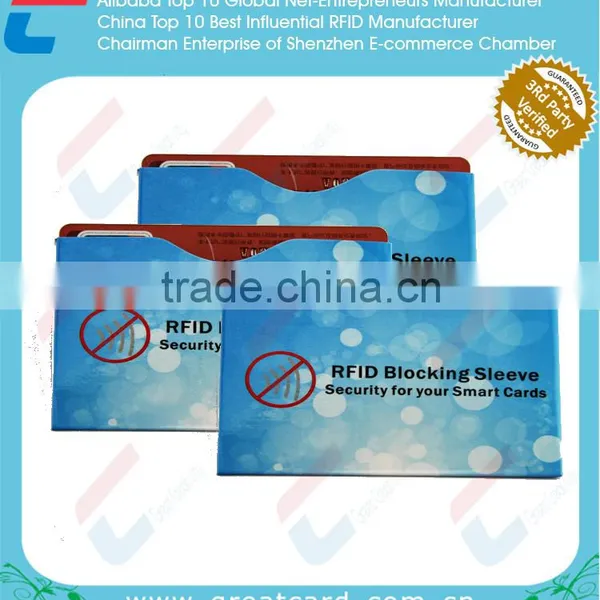 Customized RFID Blocking Passport Sleeve / RFID Blocking Credit Card Sleeve photo-2