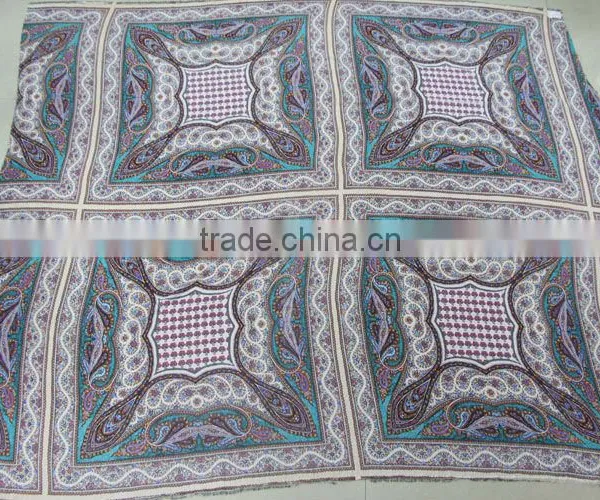 Latest 100% Polyester Check Digital Printed Fabric