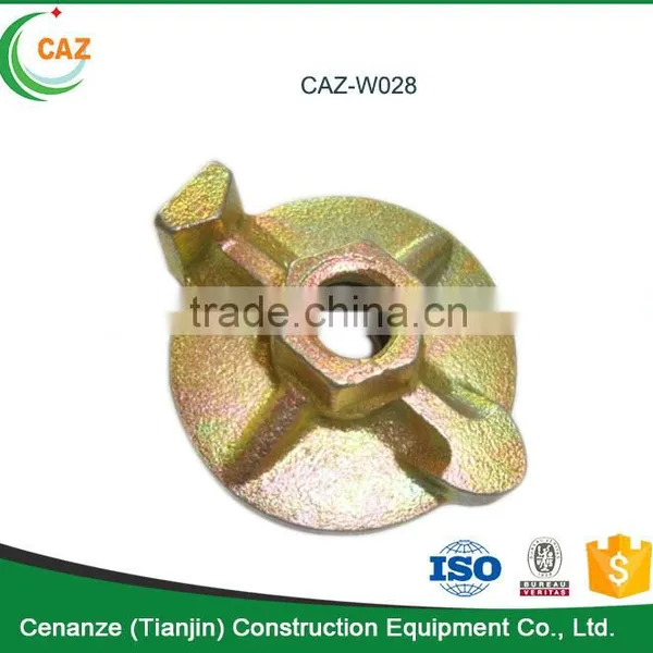 Galvanized Cast Iron Round Plate Nut for 15/17mm Tie Rod photo-4