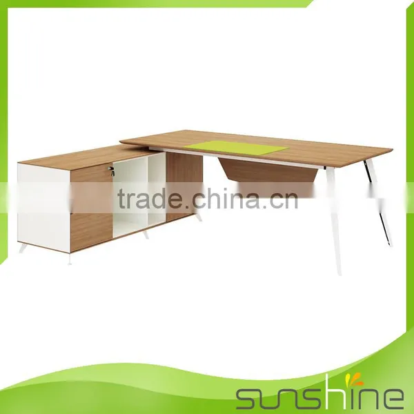 Melamine Manufacturer Luxury Executive Wooden Office Models Of Office Desk ZS-M2410 photo-3