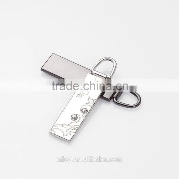 Classic Charm Metal Head Zipper Puller With Rhinestone Brightness B1-80030 photo-2