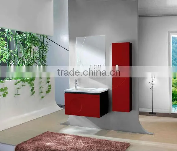 Modern cabinet design pratical bathroom furniture bathroom cabinet wash basin vanity of plywood SS-8921