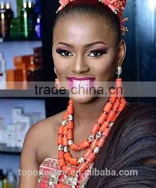 Wholesale African Costume Long Chain Jewelry Set Bridal Jewelry Sets photo-5