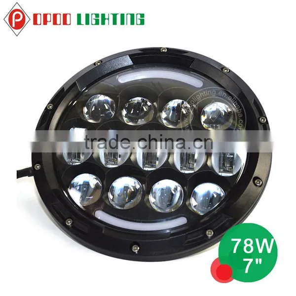 7inch Led Car Headlights, DOT 7inch 78w Led Car Headlights photo-5