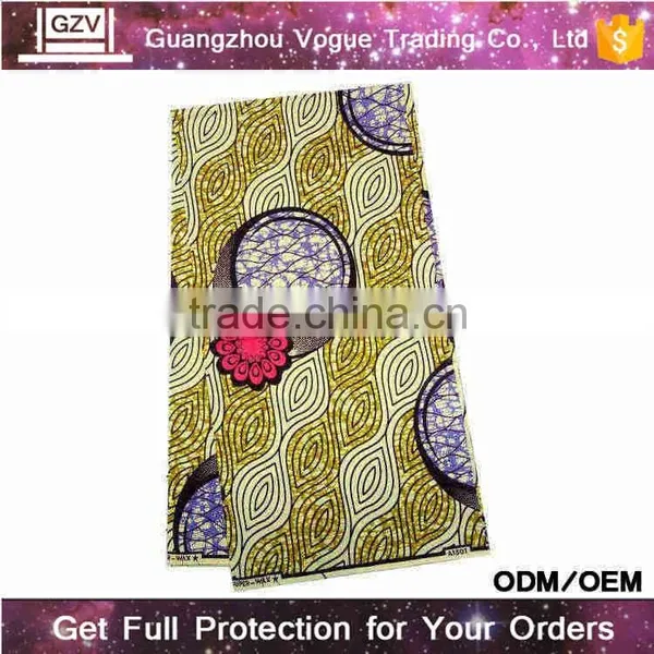 Hot Sale Vogue Brand High Quality 100% Cotton African Fabrics Daviva photo-3