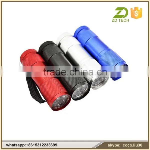 Aluminum Led Flashlight With 9 Led Lights ZDS2037 photo-5
