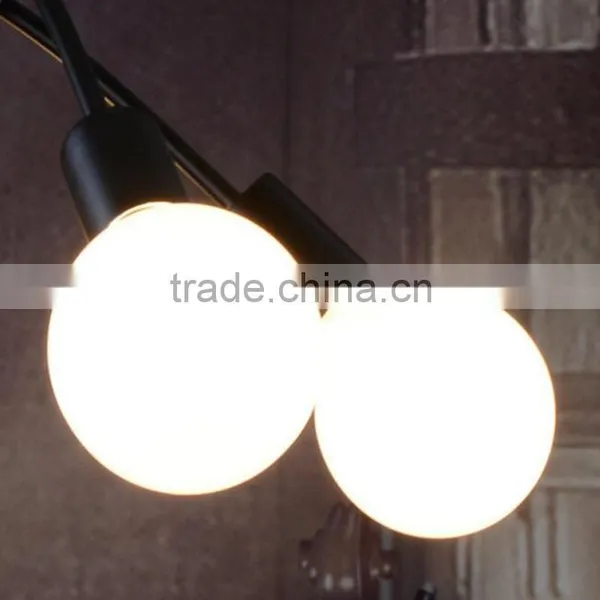 CE RoSH Indoor Iron Black or White or Red Chandelier Ceiling Lamp GX-5109-3 photo-5