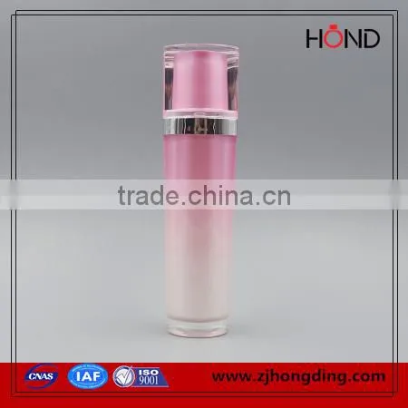 Wholesale Gradient Color Pink White Brand Name Face Cream Wholesale Triangle Make up Bottle/cosmetic Bottle/acrylic Water Bottle