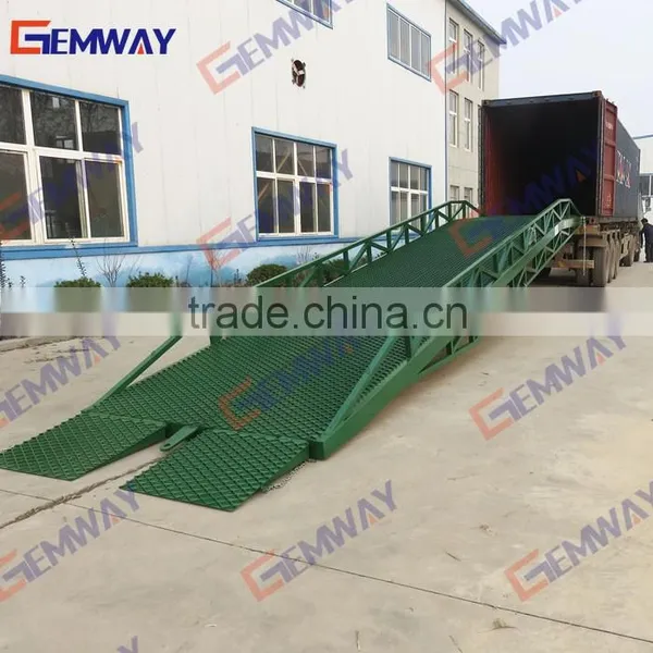 10 Ton Adjustable Dock Truck Loading Ramp photo-3