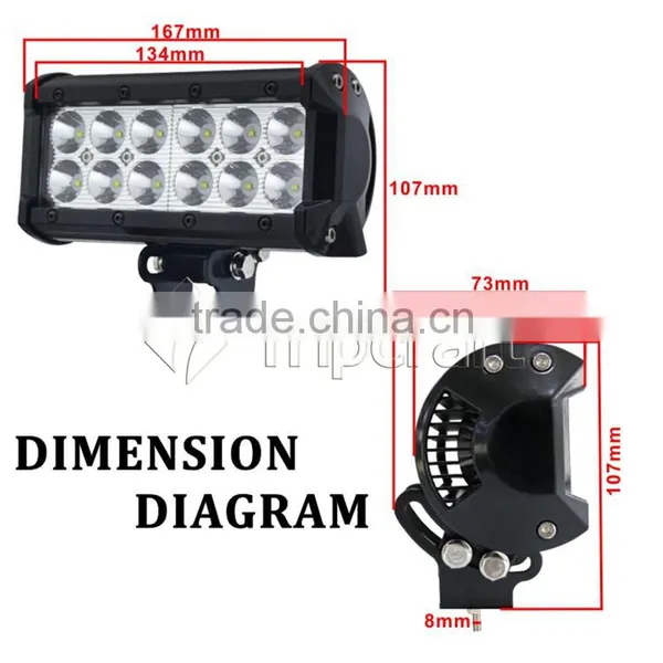 China Manufacturer 36W LED LIGHT BAR IP67 Remote Control Led Light Bar Atv Vechiel Car photo-5