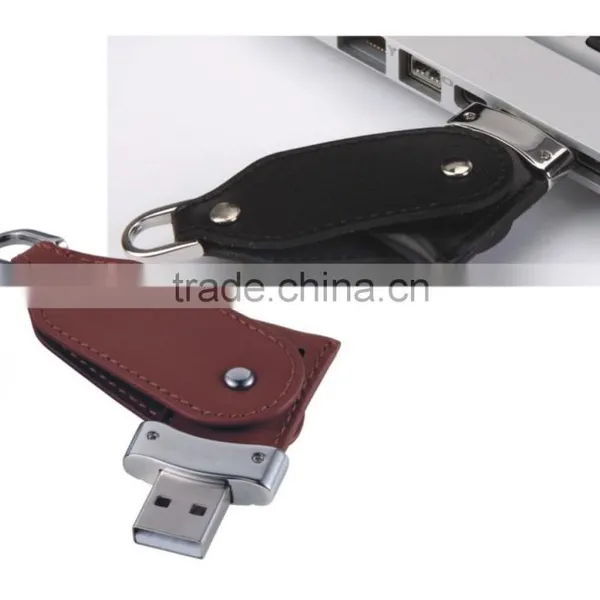 Swivel Leather Usb Flash 4gb, 8gb Leather Usb Flash Drives Bulk Cheap, High Quality Leather Usb 2.0 Flash Memory photo-4