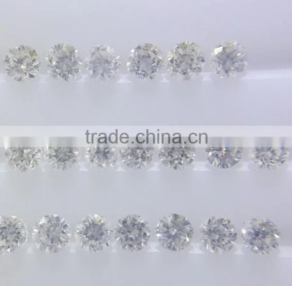 2-2.5mm 1cts Lot VS Clarity F Color Natural Loose Brilliant Cut Diamond photo-3