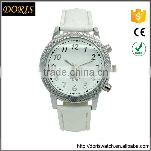 Newest PU Leather Band Japan Movt Lady Wrist Watch photo-6
