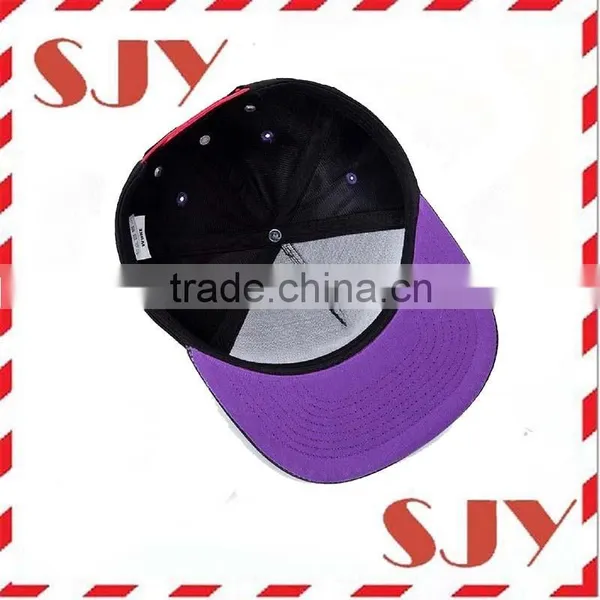 100% Cotton Material 3D Puff Embroidery Korean Snapback Hats photo-5