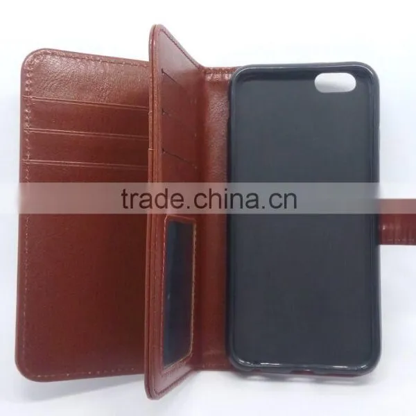 12 Card Slot Universal Smart Phone Wallet Style Leather Flip Cover Case for Samsung Galaxy j5 J500 J5009 photo-4
