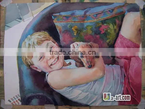 Nice Art Boy Watercolor Painting Styles
