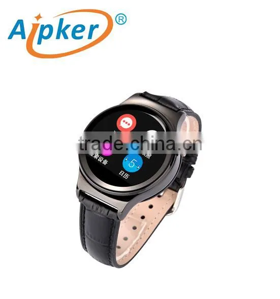 Newest Smart Watch Fasionable Round Smart Watch Phone,smart Watch Mtk6260 photo-3