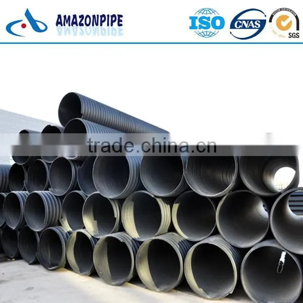DN300-2000mm HDPE Coated Steel Pipe/corrugated pe Steel Belt Reinforced Pipe photo-2