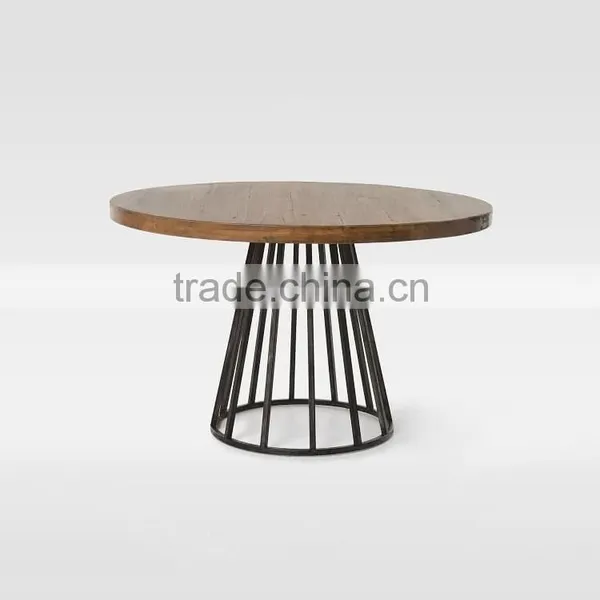 Chinese Antique Furniture Wood Round Tables 6ft