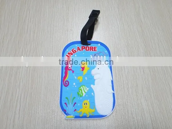 Soft Pvc Luggage Tag/bussiness Card Size Luggage Tag/luggage Tag Loop Strap photo-4