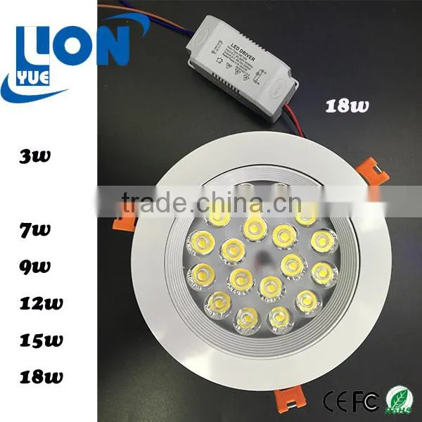 2016 New Led Ceiling Light 3w 5w 7w 9w 12w 15w 18w Led Downlight 2years Warranty Ceiling Led Downlight photo-5