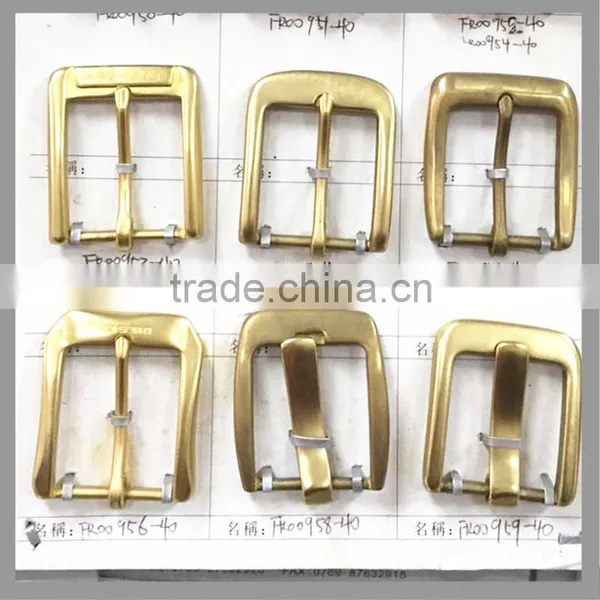 Facotry Price Polish Solid Brass Buckle For Belt photo-6