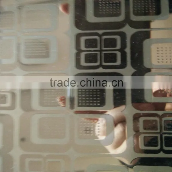Acid Etched Color Mirror Popular in Iraq Market photo-2