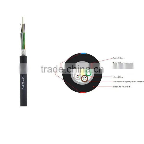 Good Raw Material Anti-Aging Gyfta 3Mm Plastic Fiber Optic Cable photo-2